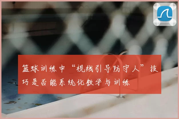 篮球训练中“视线引导防守人”技巧是否能系统化教学与训练