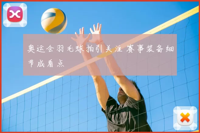 奥运会羽毛球拍引关注 赛事装备细节成看点