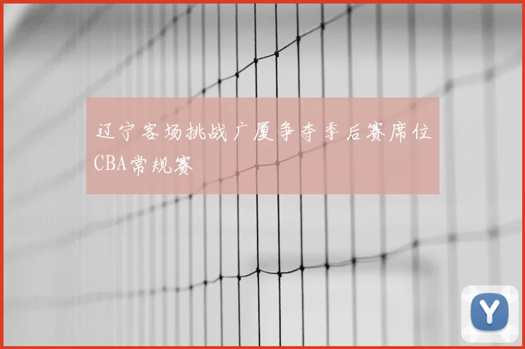 辽宁客场挑战广厦争夺季后赛席位CBA常规赛